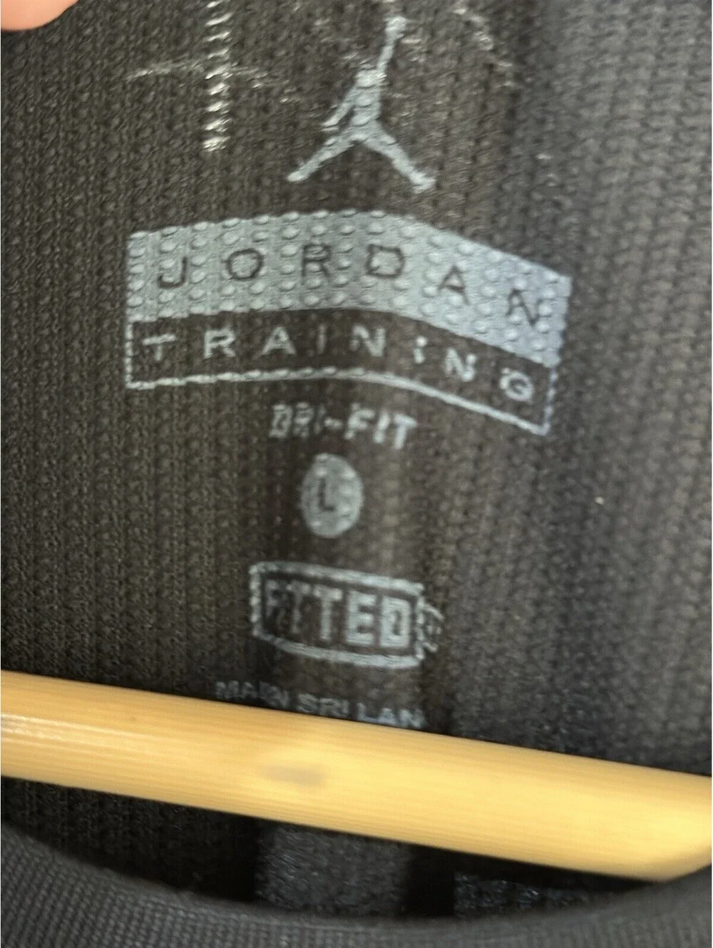 Jordan Training Dri Fit Long Sleeve For Sports, Training OrCasual Wear.  Black L